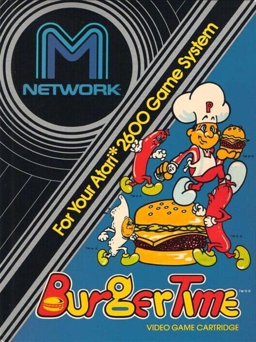 Burgertime for Atari 2600 game image
