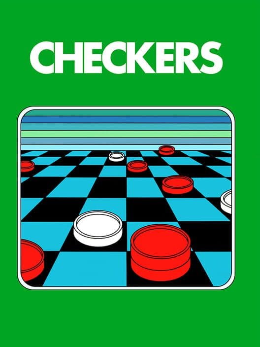Checkers for Atari 2600 game image
