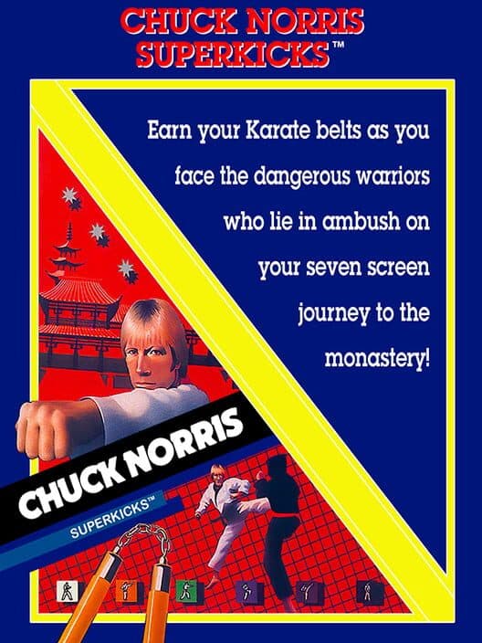 Chuck Norris Superkicks for Atari 2600 game image