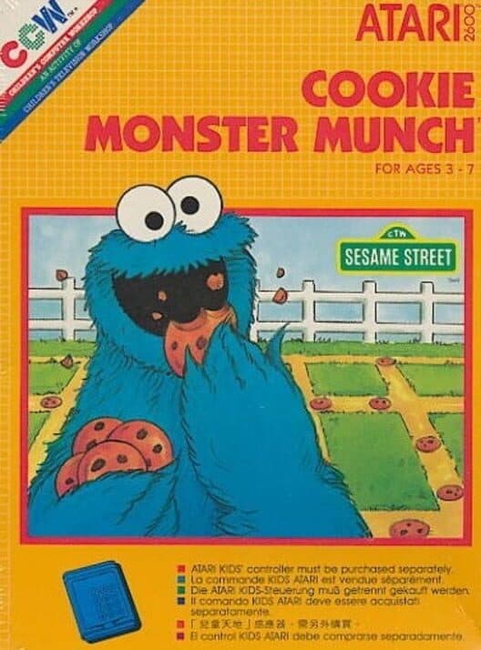 Cookie Monster Munch for Atari 2600 game image