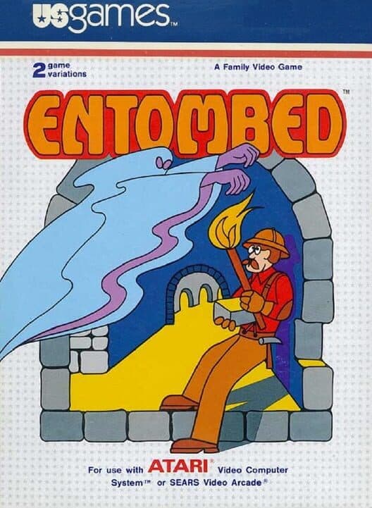 Entombed for Atari 2600 game image