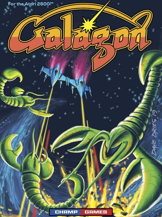 Galagon [Homebrew] for Atari 2600 game image