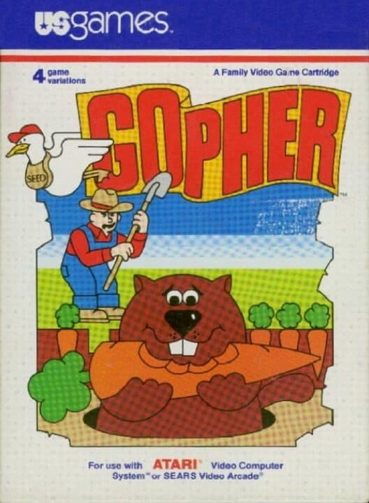 Gopher for Atari 2600 game image