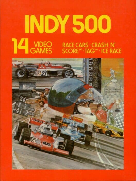 Indy 500 for Atari 2600 game image