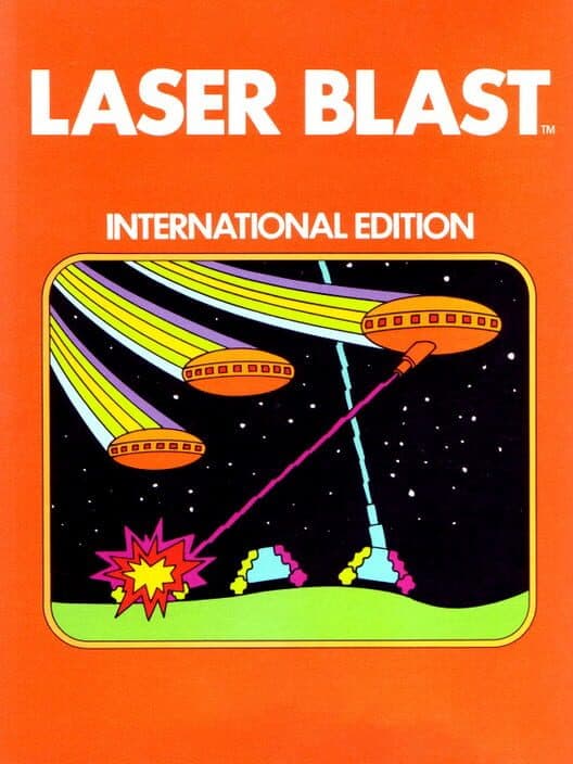 Laser Blast for Atari 2600 game image