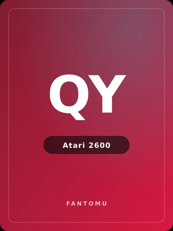 Qyx for Atari 2600 game image