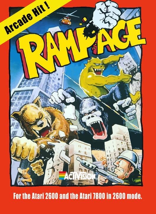 Rampage for Atari 2600 game image