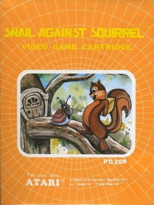 Snail Against Squirrel for Atari 2600 game image