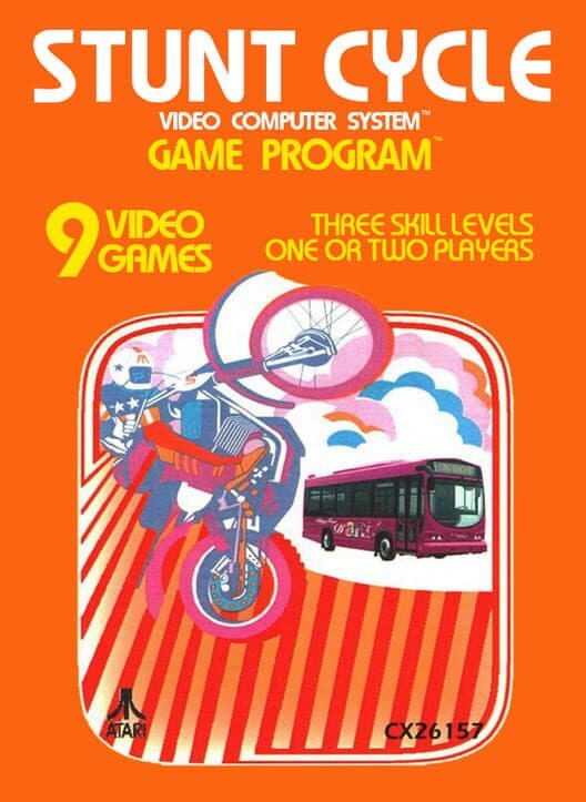 Stunt Cycle for Atari 2600 game image