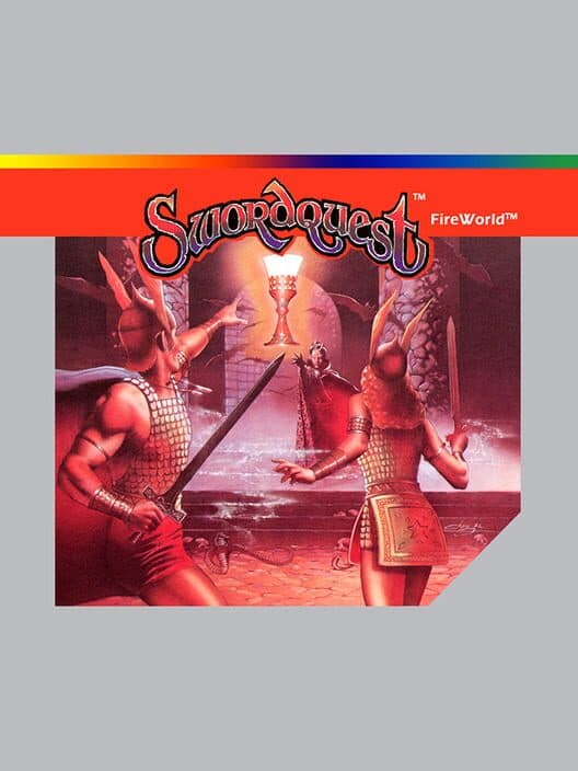 Swordquest Fireworld for Atari 2600 game image