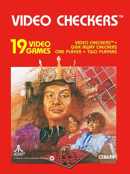 Video Checkers for Atari 2600 game image