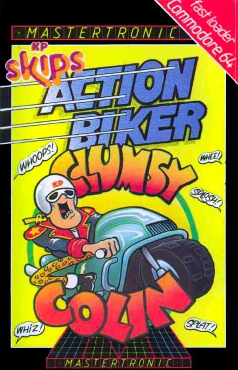 Action Biker for Atari 400 game image