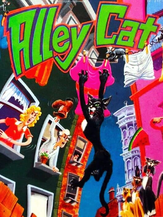 Alley Cat for Atari 400 game image