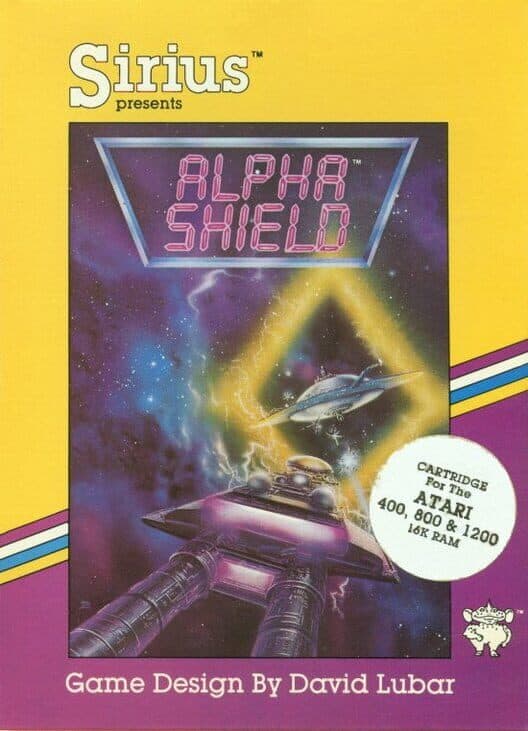 Alpha Shield for Atari 400 game image