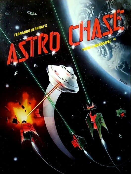 Astro Chase for Atari 400 game image