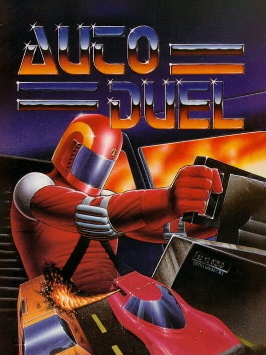 Autoduel for Atari 400 game image