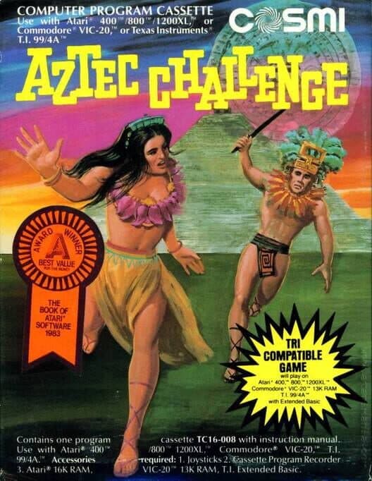 Aztec Challenge for Atari 400 game image