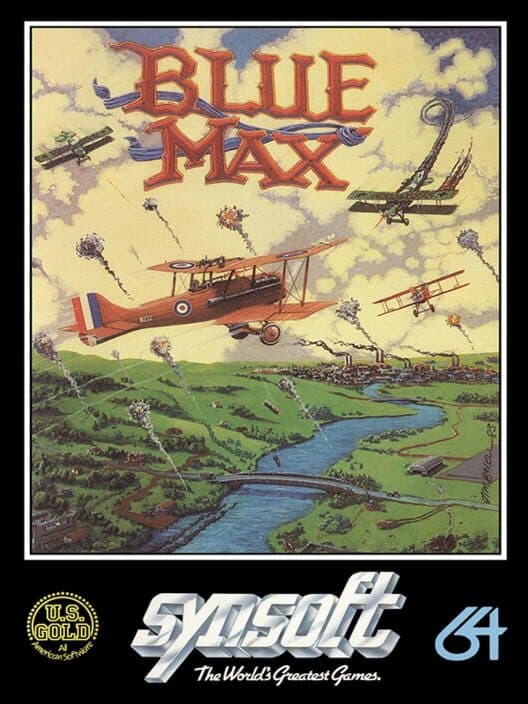 Blue Max for Atari 400 game image