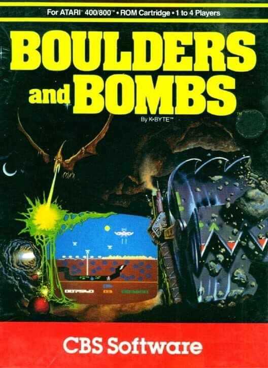 Boulders and Bombs for Atari 400 game image