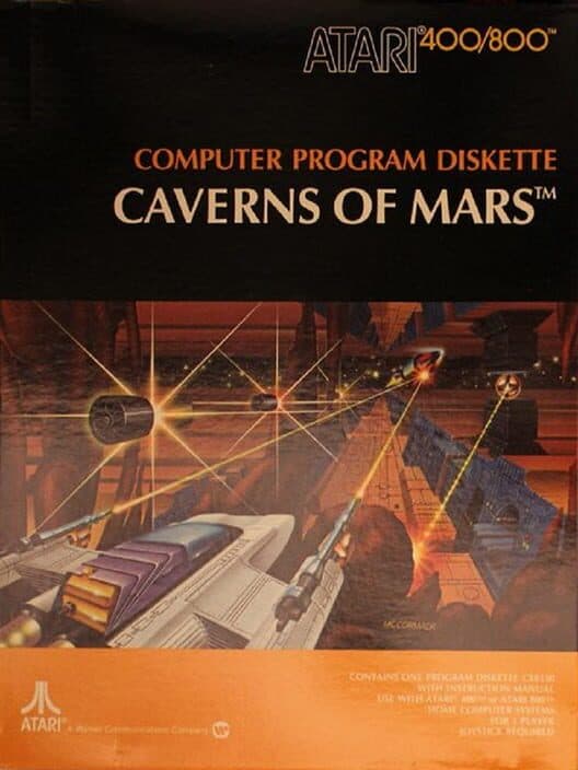 Caverns of Mars for Atari 400 game image