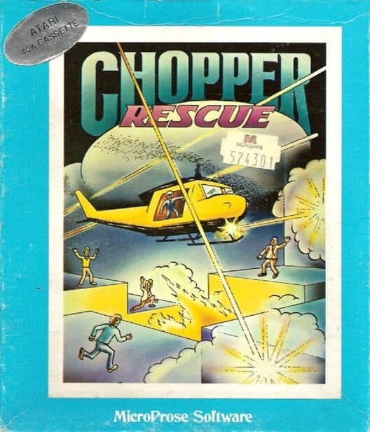 Chopper Rescue for Atari 400 game image