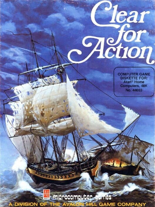 Clear For Action for Atari 400 game image