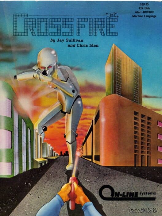 Crossfire for Atari 400 game image