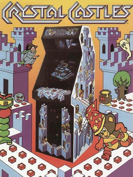 Crystal Castles for Atari 400 game image