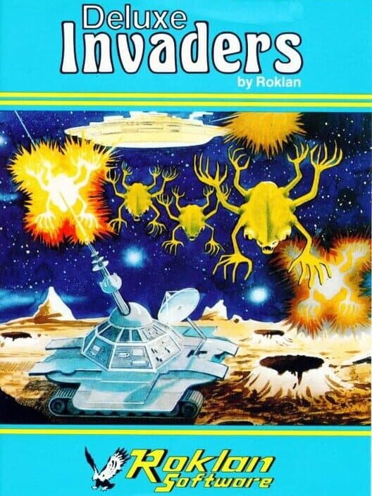 Deluxe Invaders for Atari 400 game image