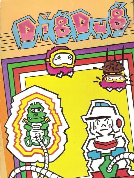 Dig Dug (Datasoft) for Atari 400 game image