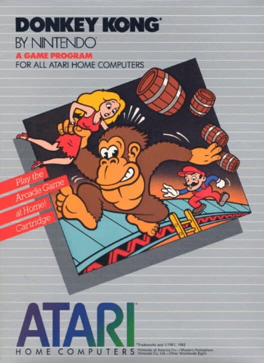 Donkey Kong for Atari 400 game image