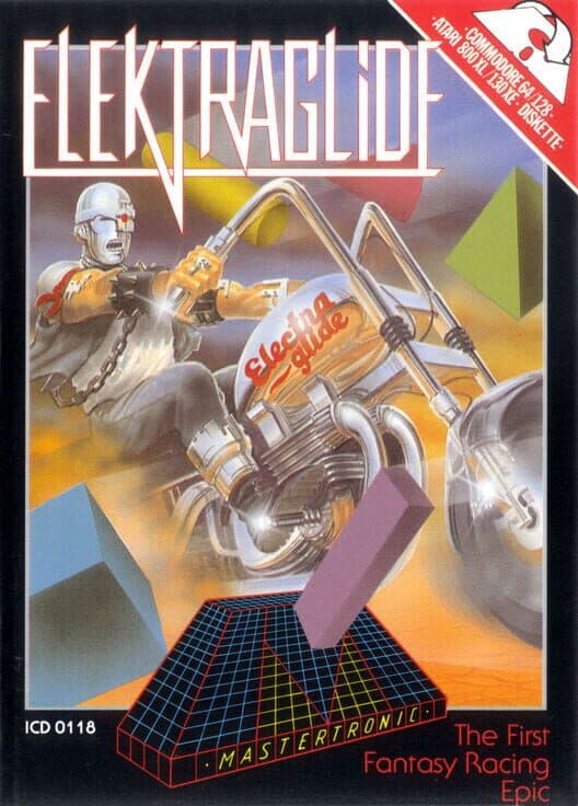 Elektraglide for Atari 400 game image
