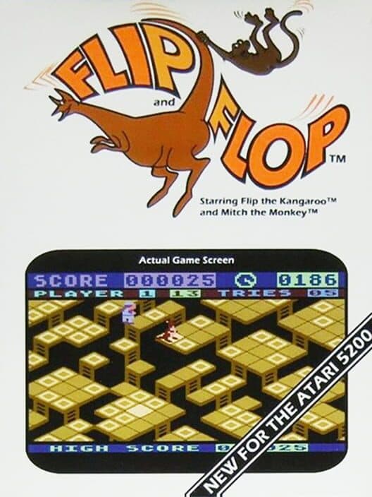 Flip Flop for Atari 400 game image