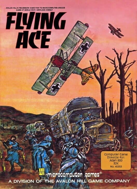Flying Ace for Atari 400 game image