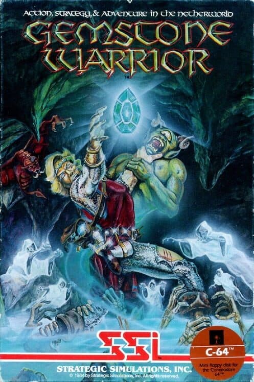 Gemstone Warrior for Atari 400 game image
