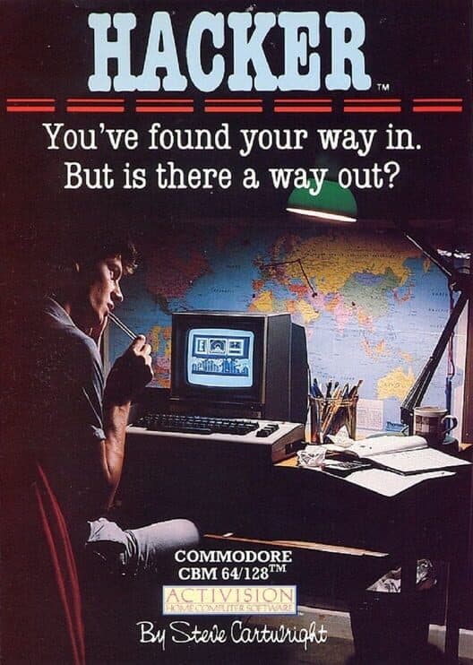 Hacker for Atari 400 game image