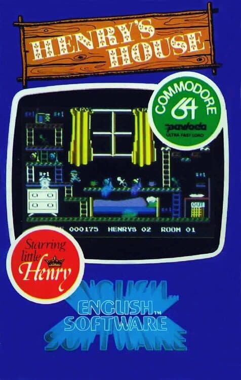 Henry's House for Atari 400 game image
