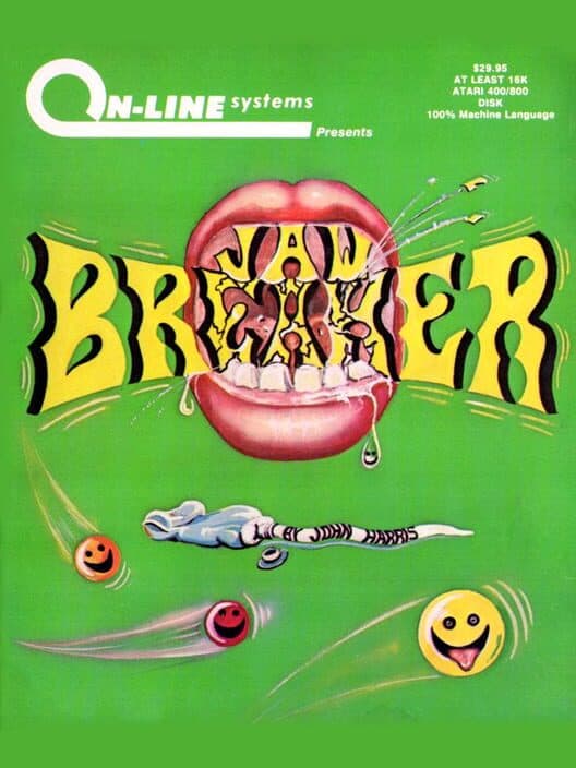 Jawbreaker for Atari 400 game image