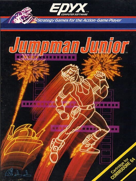 Jumpman Junior for Atari 400 game image