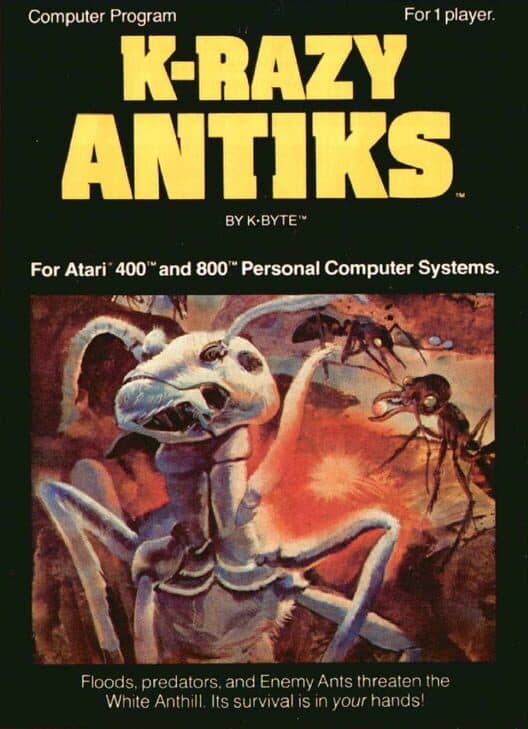 K-Razy Antiks for Atari 400 game image