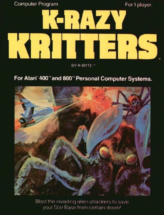 K-Razy Kritters for Atari 400 game image