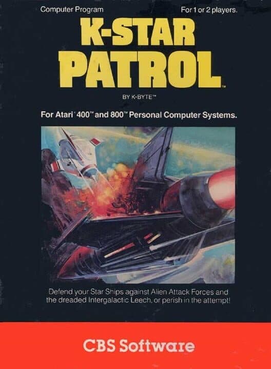 K-Star Patrol for Atari 400 game image