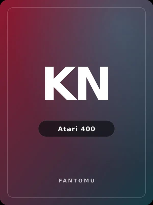 KNOCKOUT for Atari 400 game image