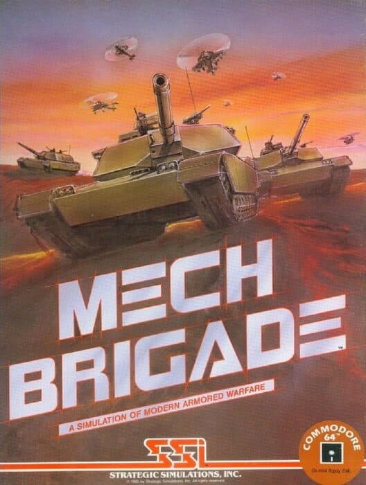 Mech Brigade for Atari 400 game image