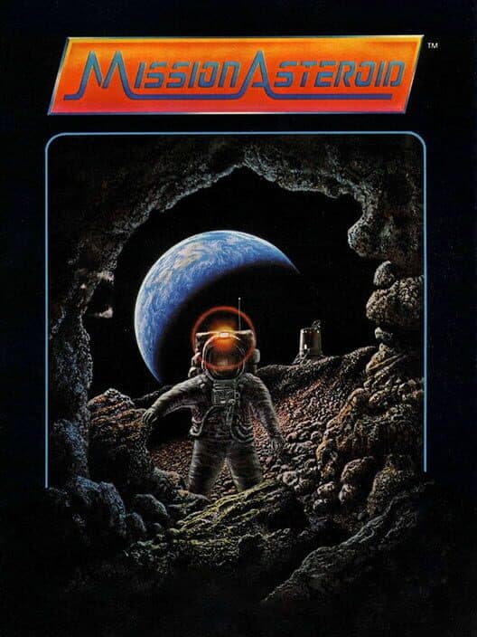 Mission Asteroid for Atari 400 game image