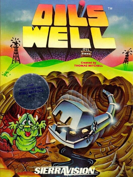 Oil's Well for Atari 400 game image