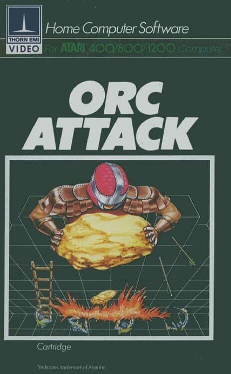 Orc Attack for Atari 400 game image