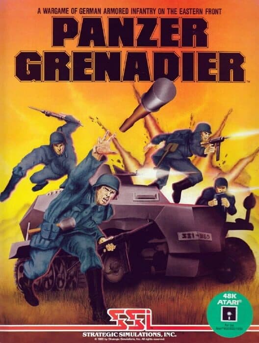 Panzer Grenadier for Atari 400 game image