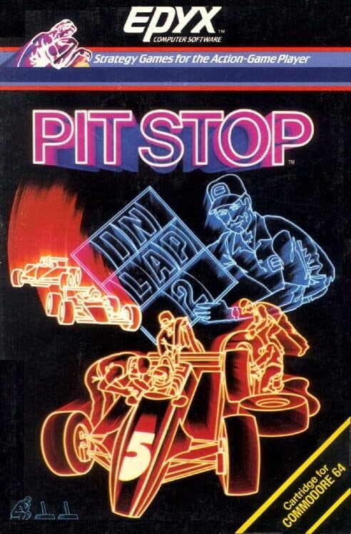 Pitstop for Atari 400 game image