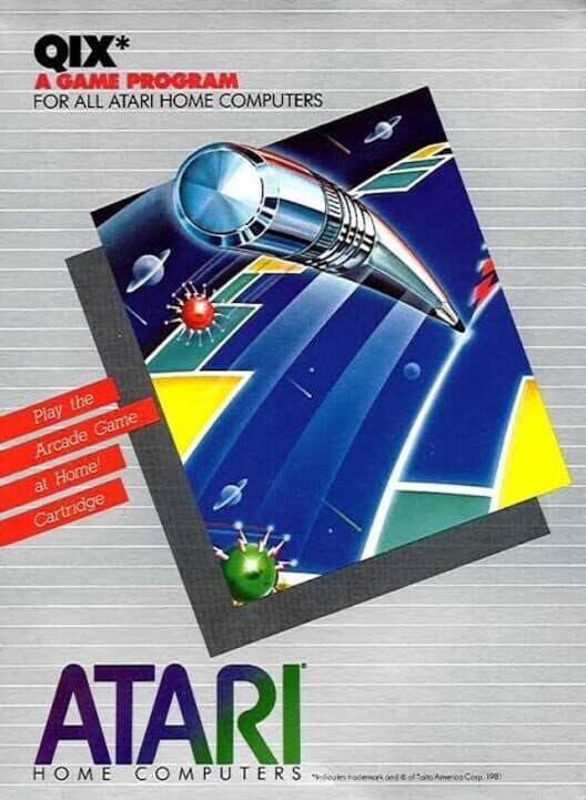 Qix for Atari 400 game image